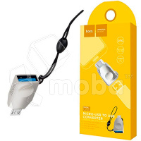 Адаптер MicroUSB - OTG Hoco UA10 Серебро купить по цене производителя Новосибирск | Moba