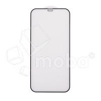 Защитное стекло "Матовое" для iPhone 12 Pro Max Черный (Закалённое, полное покрытие)
