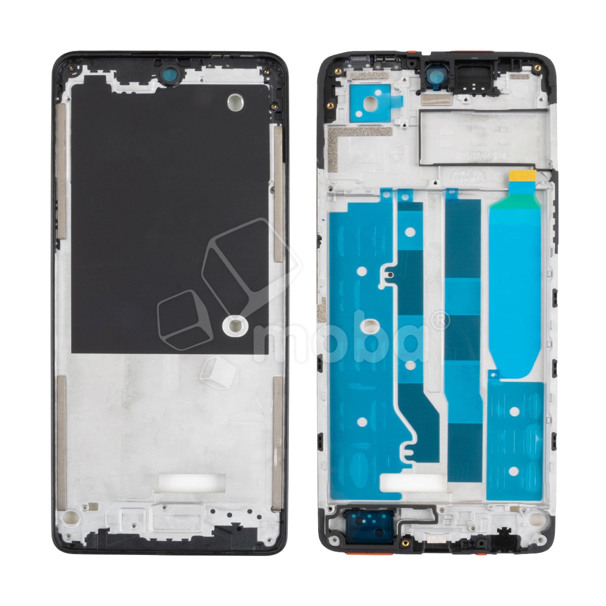 Рамка дисплея для Tecno Pova 7 5G (LJ7) Черный (возможен дефект ЛКП)