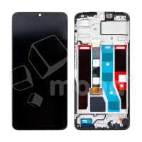 Дисплей для Realme C51 (RMX3830) модуль с рамкой Черный - OR купить по цене производителя Новосибирск | Moba