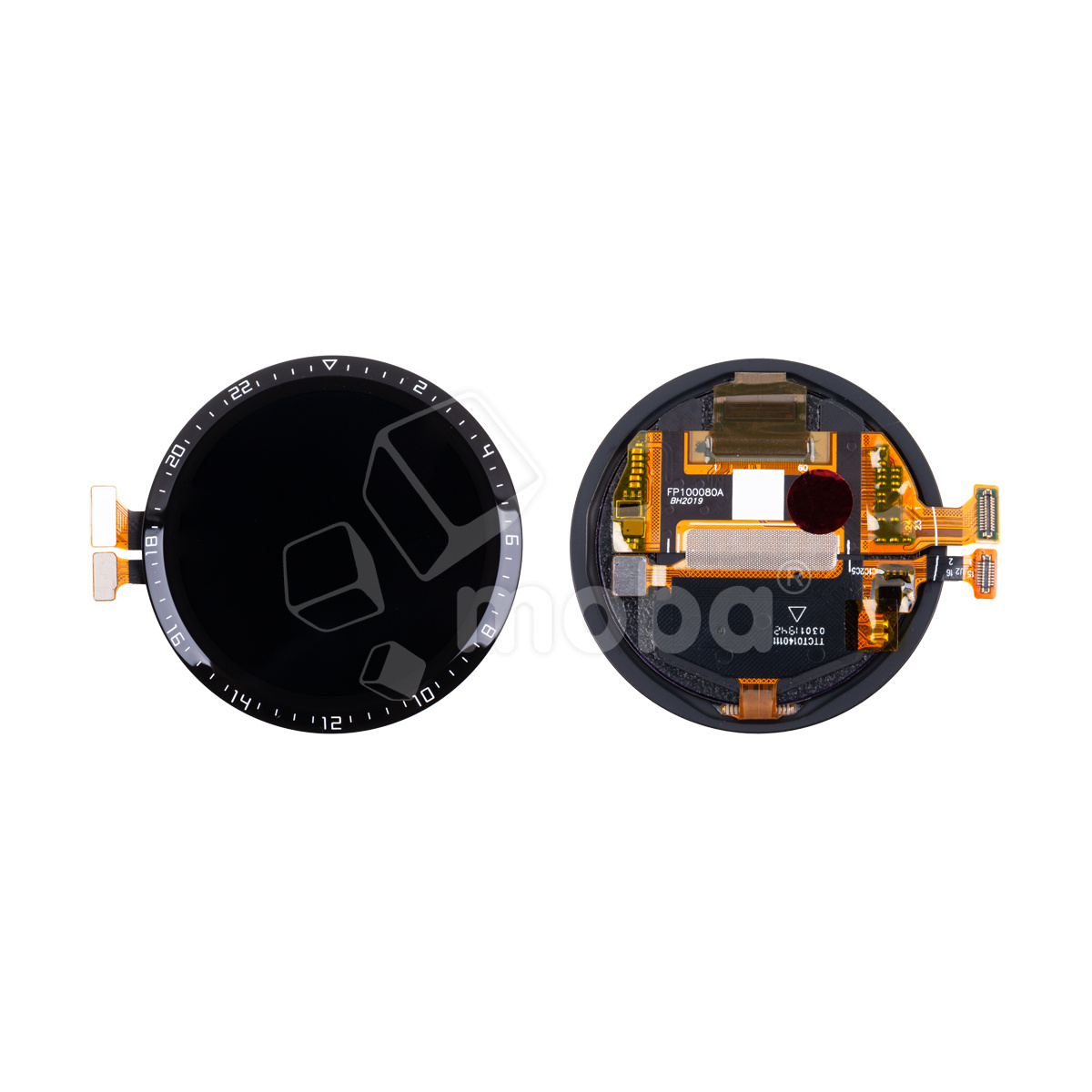 Дисплей для Huawei Watch GT 2 (46 мм) в сборе с тачскрином Черный - OR