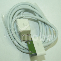 Кабель USB - для iPhone 2G/3G/3GS/4G/4S (тех.упак.) Белый купить по цене производителя Новосибирск | Moba