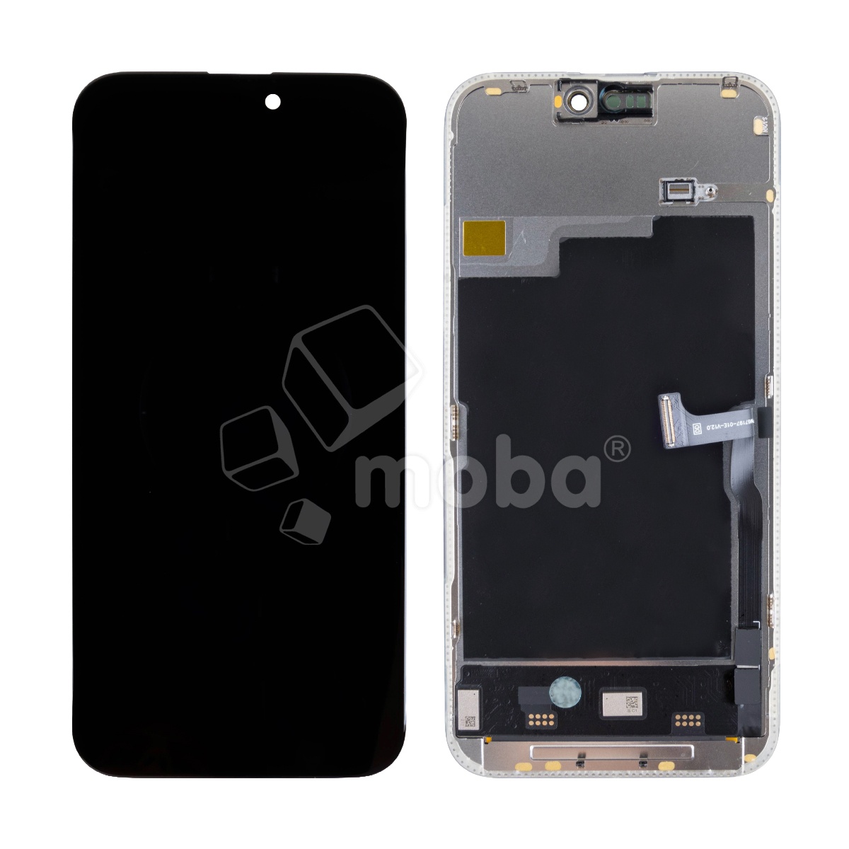 Дисплей для iPhone 15 Pro Max (A3106) в сборе с тачскрином Черный - DD (Soft OLED, Full HD COP, 850 Кд/м², 120 Гц) (с верификацией = с привязкой без ошибки)