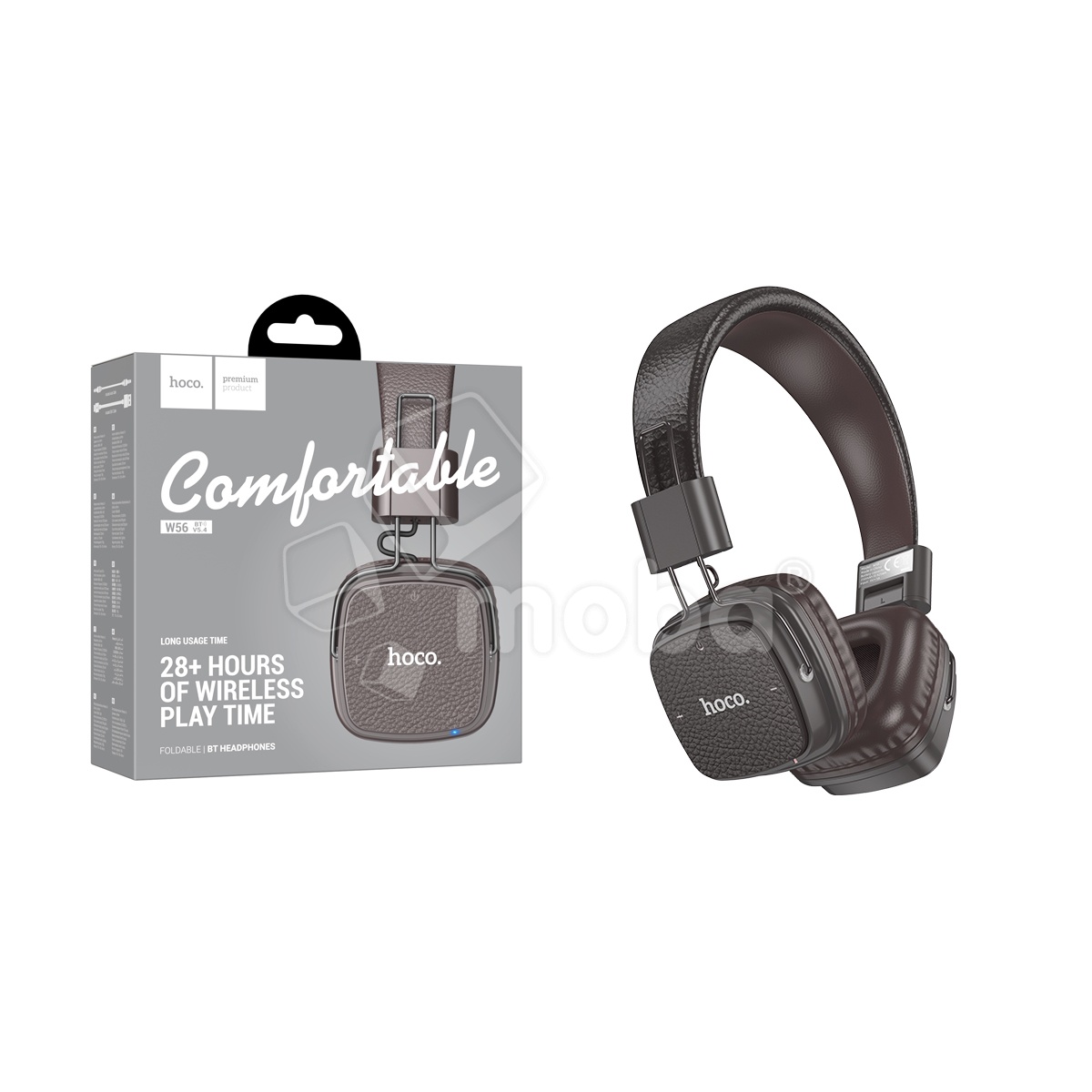 Беспроводные наушники Bluetooth Hoco W56 (накладные) Коричневый