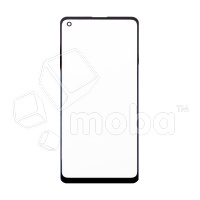 Стекло для переклейки Samsung Galaxy A21s (A217F) в сборе с OCA пленкой Черный - OR (Mitsubishi)