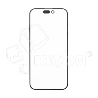 Стекло для переклейки iPhone 15 Plus в сборе с OCA пленкой Черный - OR (Feaglet)