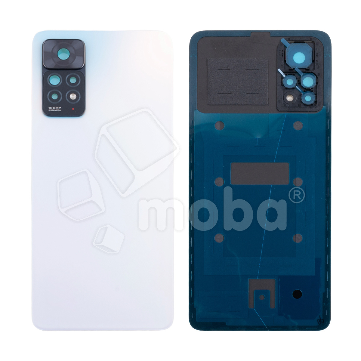 Задняя крышка для Xiaomi Redmi Note 11 Pro 4G/5G (2201116TG/2201116SG) Белый - OR