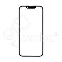 Стекло для переклейки iPhone 13/13 Pro в сборе с OCA пленкой Черный - OR (Mitsubishi)