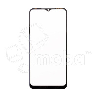 Стекло для переклейки Tecno Spark 8C (KG5n) в сборе с OCA пленкой Черный - OR (Mitsubishi)