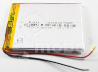 Аккумулятор универсальный 406075p 3,7v Li-Pol 3000 mAh (4*60*75 mm)