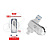 USB-флеш (USB 3.0 + Type-C) 64GB XO U50 Серебро