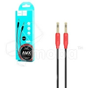 Кабель AUX "3,5 мм" Jack - "3,5 мм" Jack Hoco UPA-11 Черный