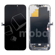 Дисплей для iPhone 12 Pro Max (A2411) в сборе с тачскрином Черный - (FOG)