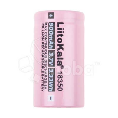 Аккумулятор ICR18350 LiitoKala 3.7V 8A 900 mAh