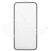Защитное стекло "Стандарт" для iPhone 14 Pro Max Черный (Полное покрытие)