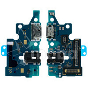 Шлейф для Samsung Galaxy A71 (A715F) плата системный разъем/разъем гарнитуры/микрофон