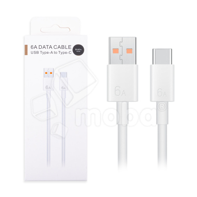 Кабель USB - Type-C для Huawei (6A, 66W, чип SuperCharger) Белый - OR