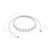 Кабель Type-C - Type-C для iPhone 15/15 Plus/15 Pro/15 Pro Max/16/16 Plus/16 Pro/16 Pro Max (60W, PD, оплетка нейлон, тех.упак.) Белый