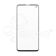 Стекло для переклейки Samsung Galaxy S10 (G973F) в сборе с OCA пленкой Черный - OR (Mitsubishi)