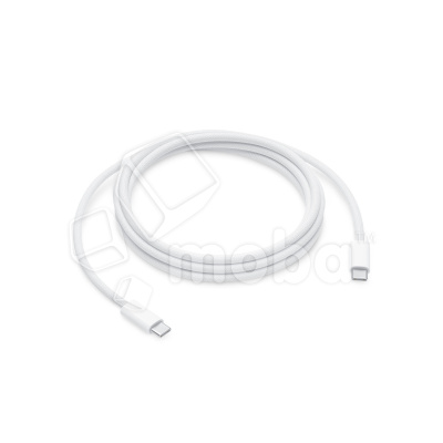 Кабель Type-C - Type-C для iPhone 15/15 Plus/15 Pro/15 Pro Max/16/16 Plus/16 Pro/16 Pro Max (60W, PD, оплетка нейлон, тех.упак.) Белый - OR