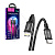 Кабель Type-C - Lightning Hoco X14 (3A, 20W, PD, оплетка нейлон) Черный
