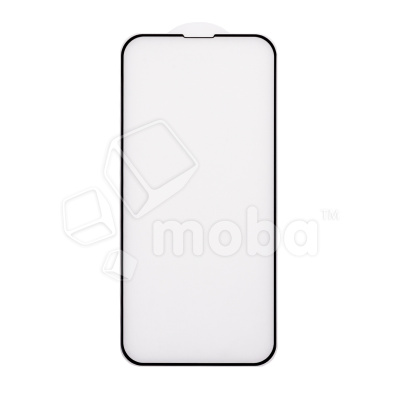 Защитное стекло "Матовое" для iPhone 13/13 Pro/14/16e Черный (Закалённое, полное покрытие)