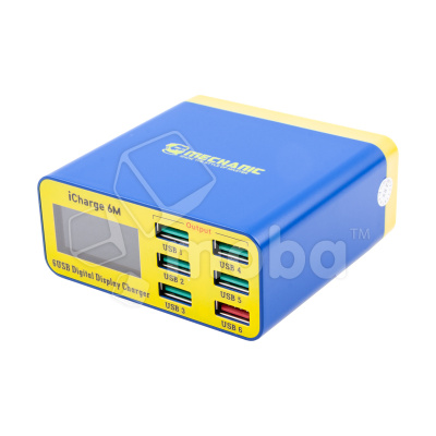 Зарядная станция Mechanic iCharge 6M (40W, 5USB/USB-QC3.0, LCD)