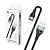 Кабель USB - MicroUSB BC X57 (5A, оплетка ткань) Черный