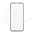 Защитное стекло "Премиум" для iPhone 15 Черный (Закалённое+, полное покрытие)