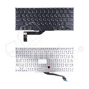 Клавиатура для ноутбука MacBook Pro 15" A1398 (2012-2015, прямой Enter RU) Черный