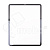 Стекло для переклейки iPad Pro 12.9" 2021/2022 (A2378/A2379/A2461/A2462/A2436/A2764/A2437/A2766) в сборе с OCA пленкой Черный - OR (Mitsubishi)