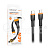 Кабель Type-C - Type-C Borofone BX118 (3A, 60W, плоский) Черный