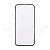 Защитное стекло "Оптима" для iPhone 14 Pro Черный (Закалённое, полное покрытие)