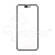 Стекло для переклейки iPhone 14 Pro Max в сборе с OCA пленкой Черный - OR (Mitsubishi)