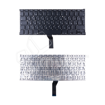 Клавиатура для ноутбука MacBook Air 13" A1369/A1466 (2011-2017, Г-образный Enter RU) Черный