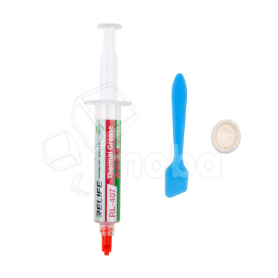Термопаста Relife RL-407 (20 г, силиконовая, красная)