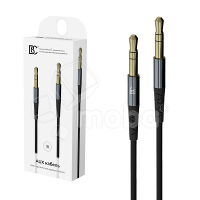 Кабель AUX "3,5 мм" Jack - "3,5 мм" Jack BC Черный