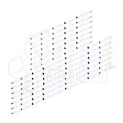 Светодиодная подсветка для телевизоров Samsung 42" D2GE-420SCA-R3/D2GE-420SCB-R3/UE42F5300AK/UE42F5000AK(комплект 14 шт.)