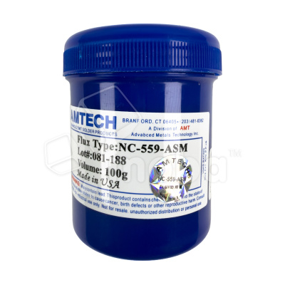 Флюс Amtech NC-559-ASM (100 г, безгалогеновый, безотмывочный)