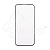 Защитное стекло "Премиум" для iPhone 15 Черный (Закалённое+, полное покрытие)
