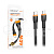 Кабель Type-C - Type-C Borofone BX118 (3A, 60W, плоский) Черный