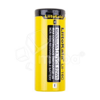 Аккумулятор Lii-16C LiitoKala 18500 3.7V 3A 1600 mAh