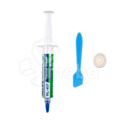 Термопаста Relife RL-407 (20 г, силиконовая, синяя)