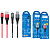 Кабель USB - Lightning Hoco X38 (2.4A, оплетка нейлон) Черный