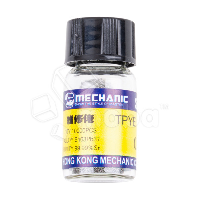 Шарики для пайки (реболлинга) Mechanic XZ10  (0.35 мм, 10 000 шт.)