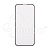 Защитное стекло "Матовое" для iPhone 13/13 Pro/14/16e Черный (Закалённое, полное покрытие)