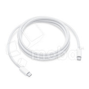 Кабель Type-C - Type-C для iPhone 15/15 Plus/15 Pro/15 Pro Max/16/16 Plus/16 Pro/16 Pro Max, MacBook (240W, PD, оплетка нейлон, 2 м) Белый - OR