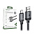 Кабель USB - Type-C Acefast C20-04 (3A, оплетка нейлон, 1.2 м) Черный