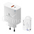 Сетевое зарядное устройство USB/Type-C BC C65 (65W, QC3.0, PD, SuperVOOC, FlashCharge, 2 порта) Белый