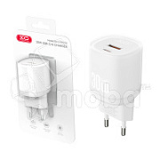 Сетевое зарядное устройство USB/Type-C XO L151 (30W, QС3.0, PD, 2 порта) Белый